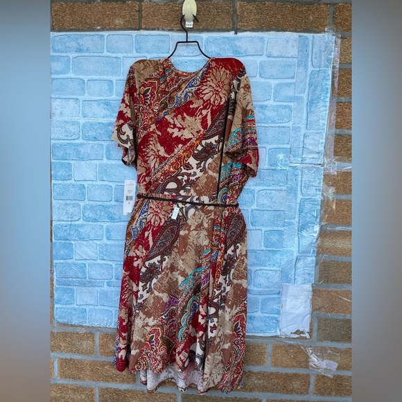 RALPH LAUREN PAISLEY WRAP DRESS SIZE 3 x - Picture 8 of 11